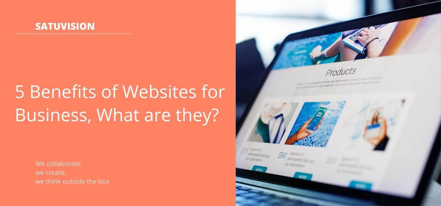 5 Benefits of Website for Business, What are they? header