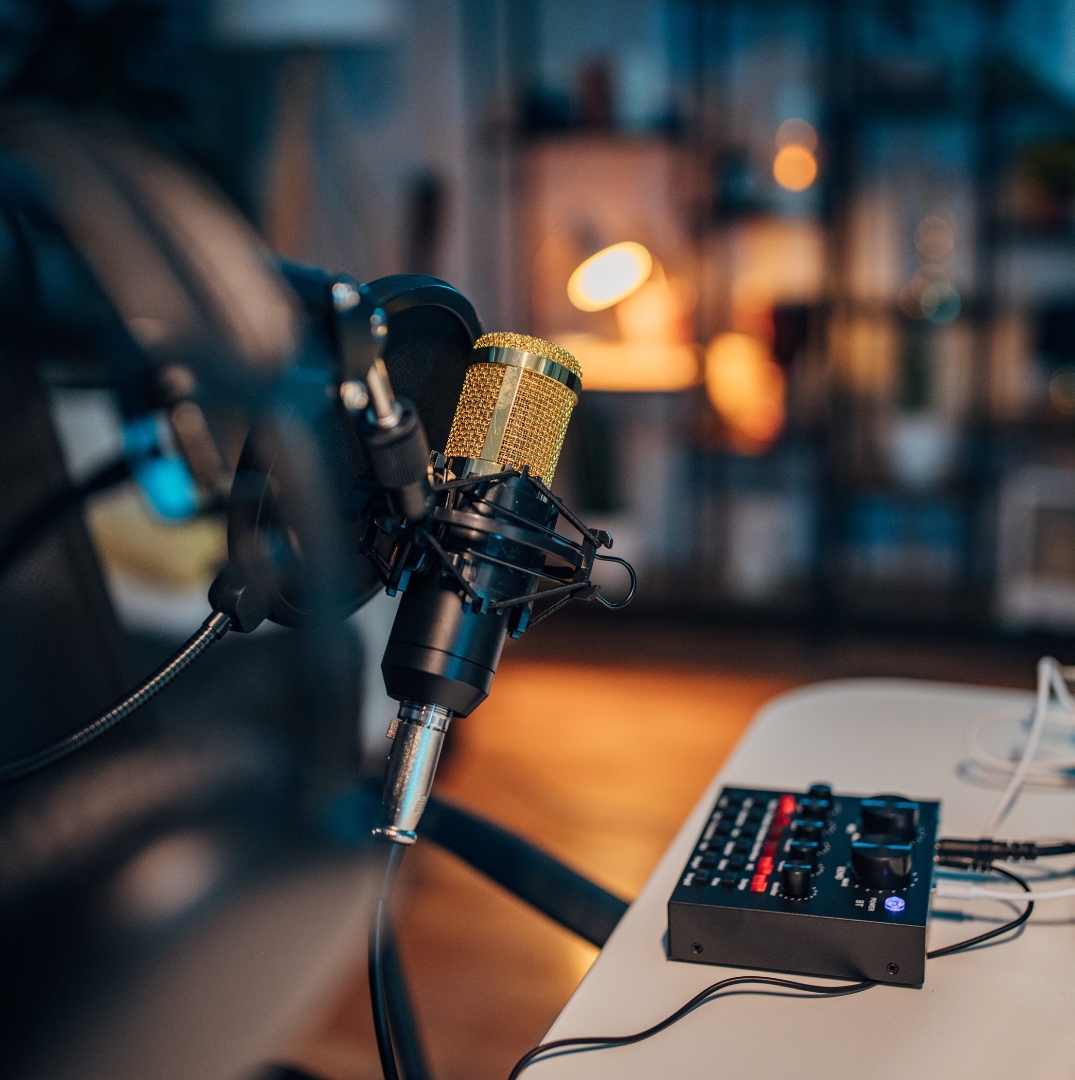 podcast studio rental full equipments